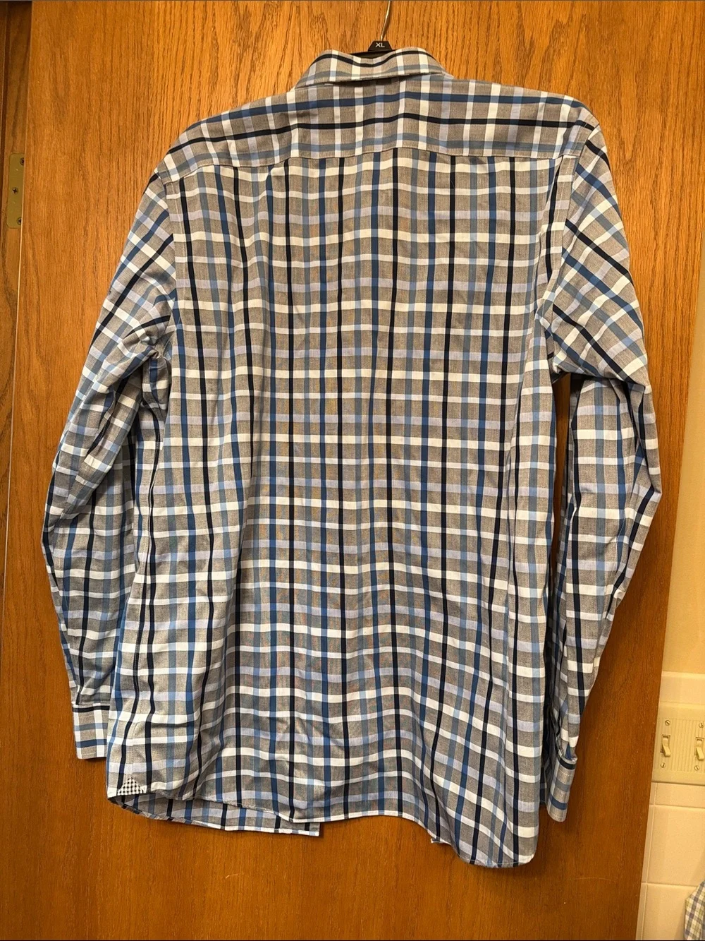 4 Banana Republic Men's Plaid Button-Down Shirt - Blue, Light Green, Pink, White